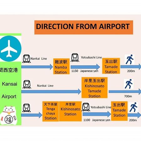 玉出202 Wifi付 玉出駅から徒歩2分 地下鉄難波迄8分 Apartment โอซาก้า ภายนอก รูปภาพ